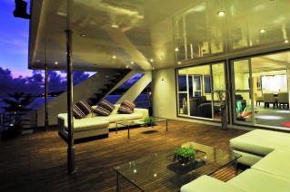 MALDIVE MOSIAQUE - Main deck outdoor sun set